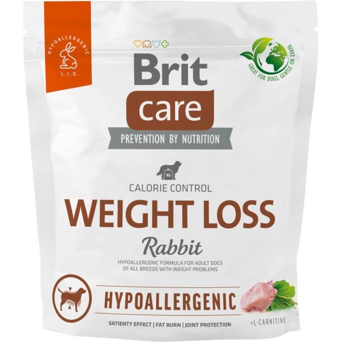 Сухий корм для собак Brit Care Dog Hypoallergenic Weight Loss з кроликом 12 кг (8595602559169)