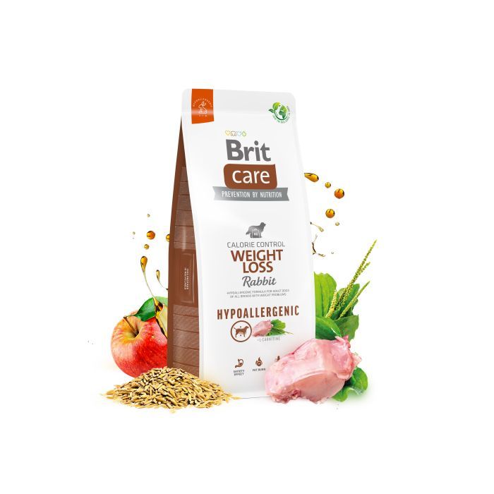 Сухий корм для собак Brit Care Dog Hypoallergenic Weight Loss з кроликом 12 кг (8595602559169) зображення 2
