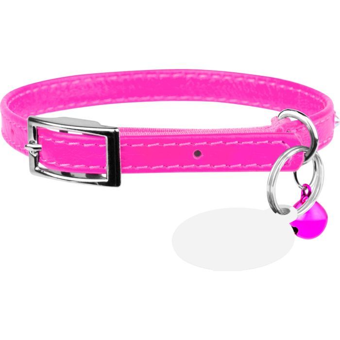 Нашийник для тварин WAUDOG GLAMOUR з резинкою і стразами для кішок (ментоловий) (325413)