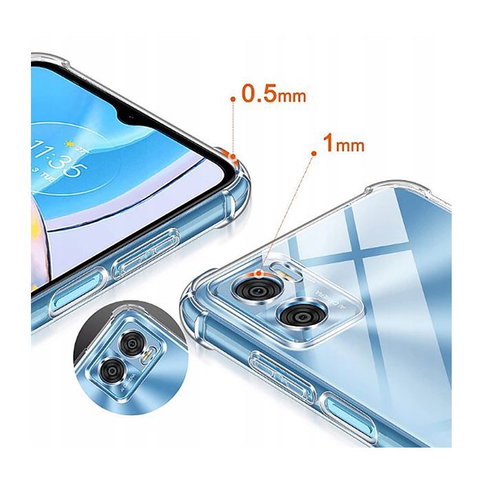 Чохол до мобільного телефона BeCover Anti-Shock Motorola Moto E22/E22i Clear (709321) зображення 5