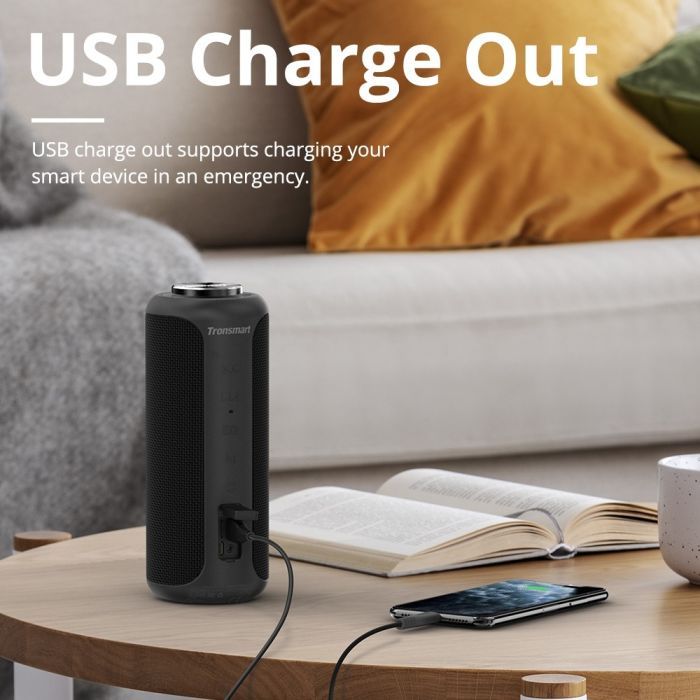 Акустична система Tronsmart T6 Plus Upgraded Edition Black (367785) зображення 11