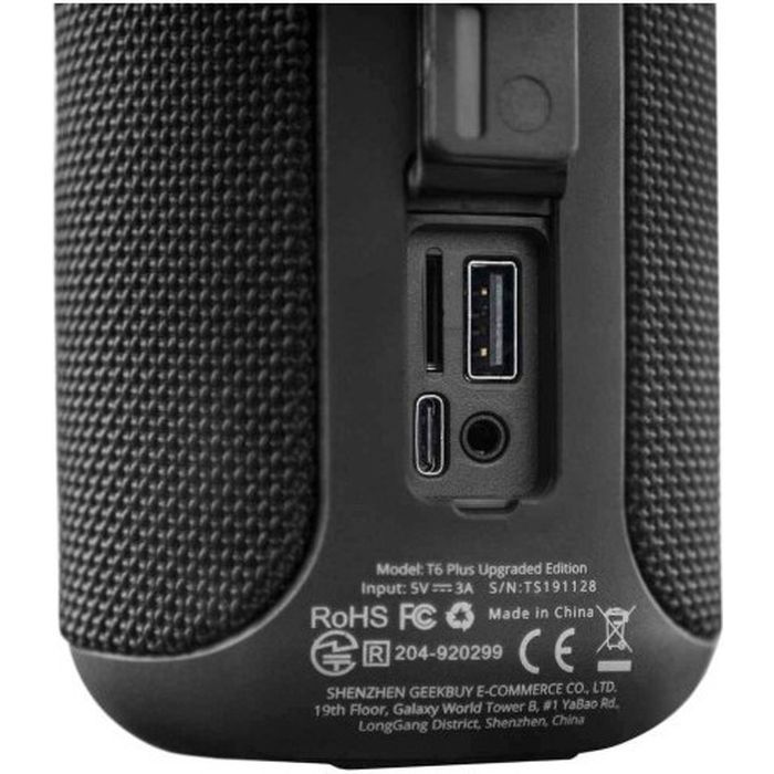 Акустична система Tronsmart T6 Plus Upgraded Edition Black (367785) зображення 2