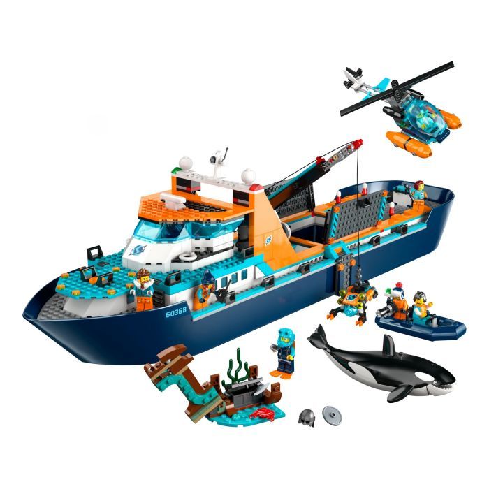 Конструктор LEGO City Арктический исследовательский корабль 815 деталей (60368) изображение 2