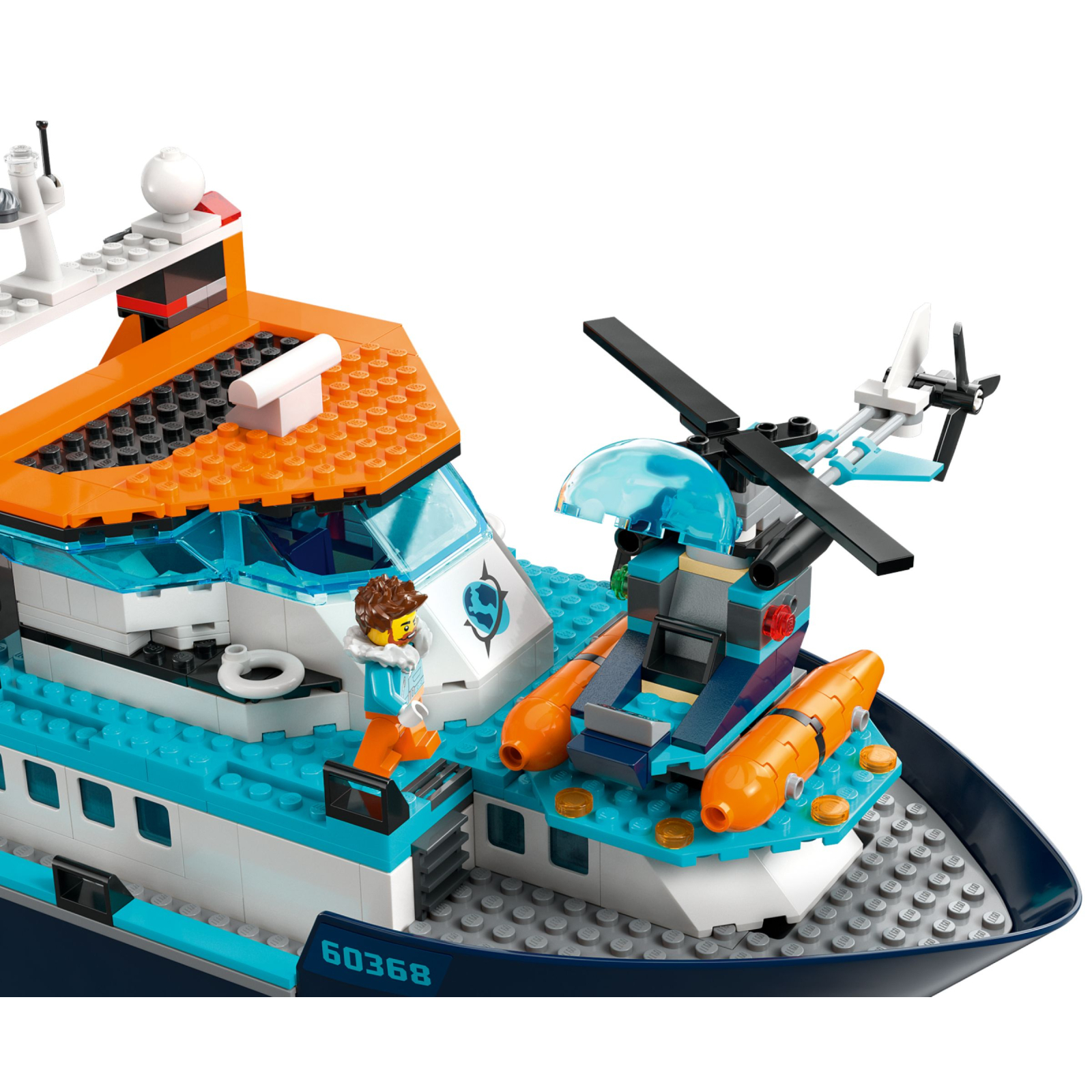 Конструктор LEGO City Арктический исследовательский корабль 815 деталей (60368) изображение 5