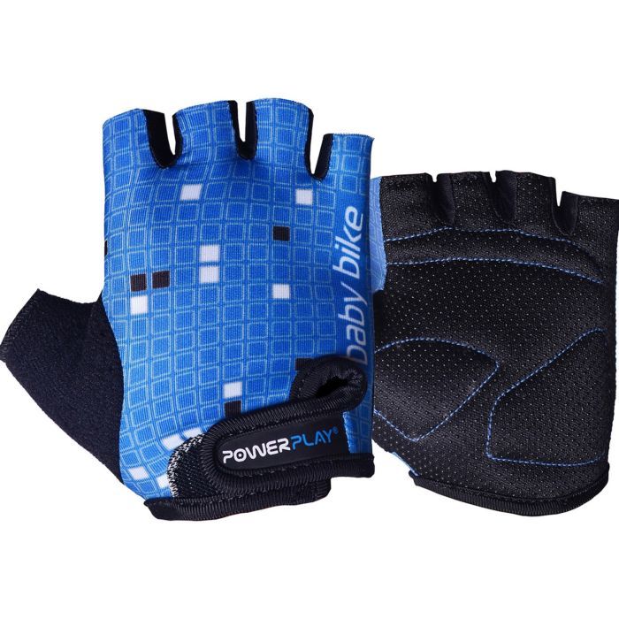 Велоперчатки PowerPlay 5451 Синьо-Білі XS (5451_XS_Blue-White)