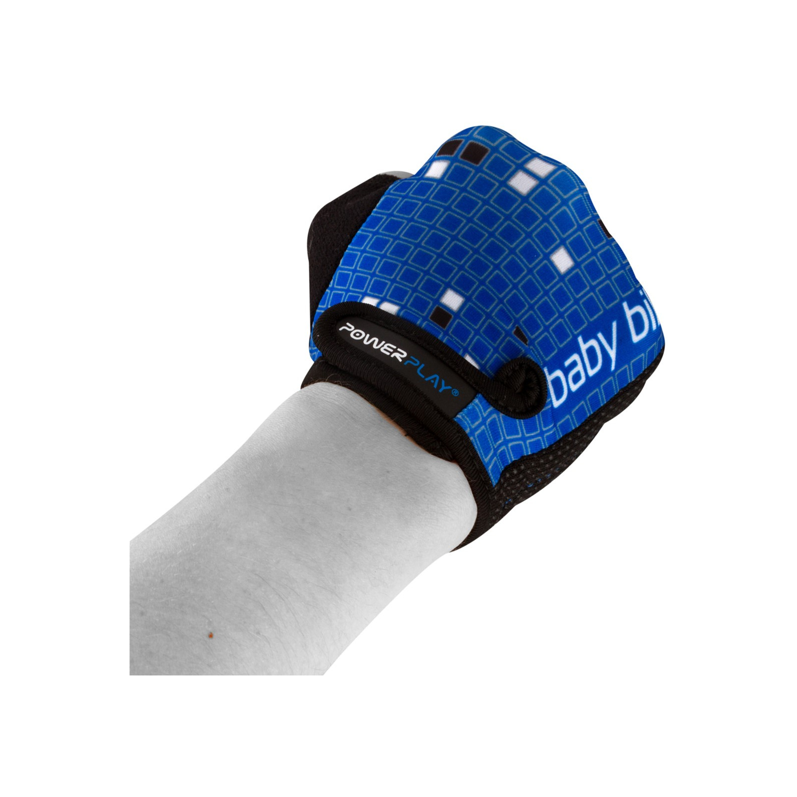 Велоперчатки PowerPlay 5451 Синьо-Білі XS (5451_XS_Blue-White) изображение 3