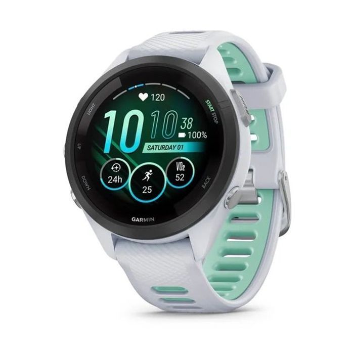 Смарт-часы Garmin Forerunner 265S, Whitestone, GPS (010-02810-14)