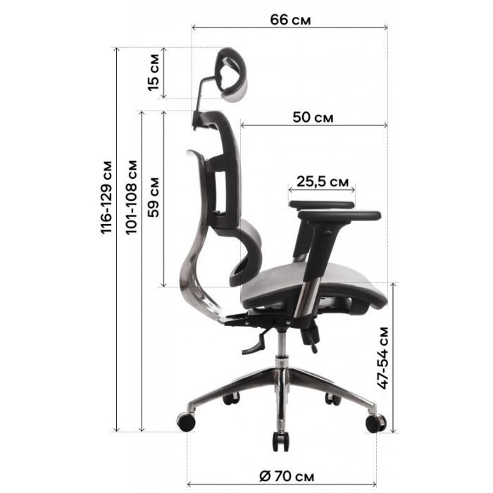 Офисное кресло GT Racer B-237A Gray изображение 12