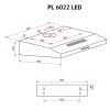 Вытяжка кухонная Perfelli PL 6022 I LED изображение 10