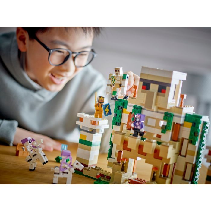Конструктор LEGO Minecraft Фортеця «Залізний голем» 868 деталей (21250) зображення 12