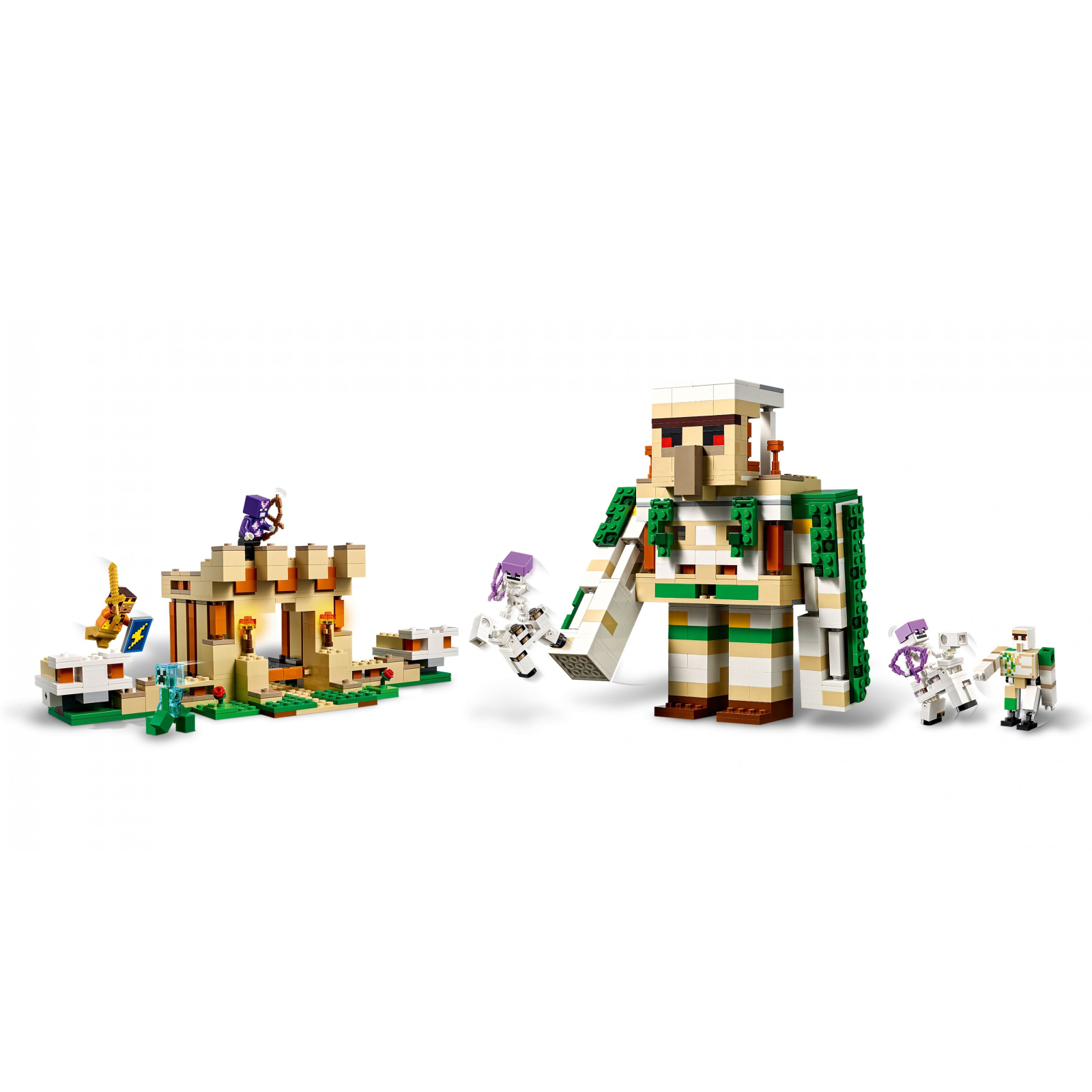 Конструктор LEGO Minecraft Крепость "Железный голем" 868 деталей (21250) изображение 5