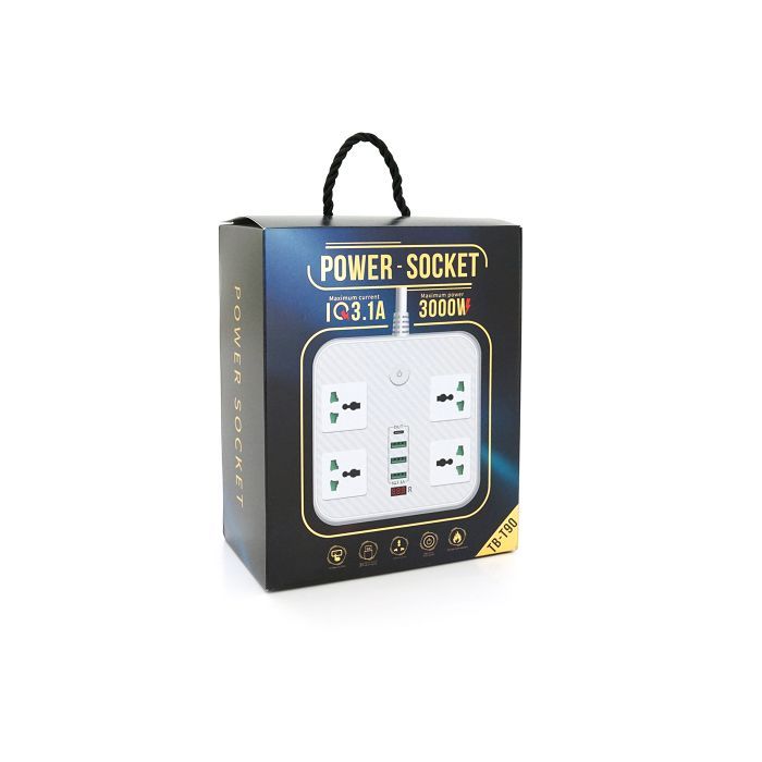 Сетевой фильтр питания Voltronic TВ-Т90, 4роз, 3*USB White (ТВ-Т90-White) изображение 5
