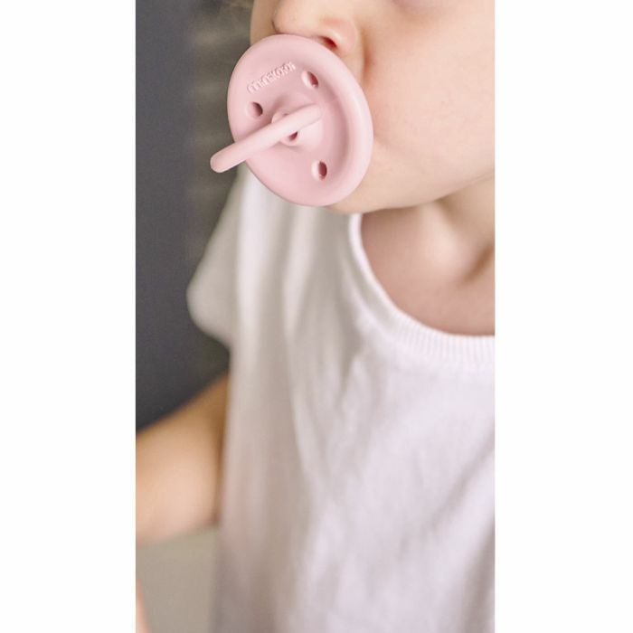 Пустушка MinikOiOi силіконова 100% Binkee 0+ Month - Bubble Beige (101150057) зображення 6