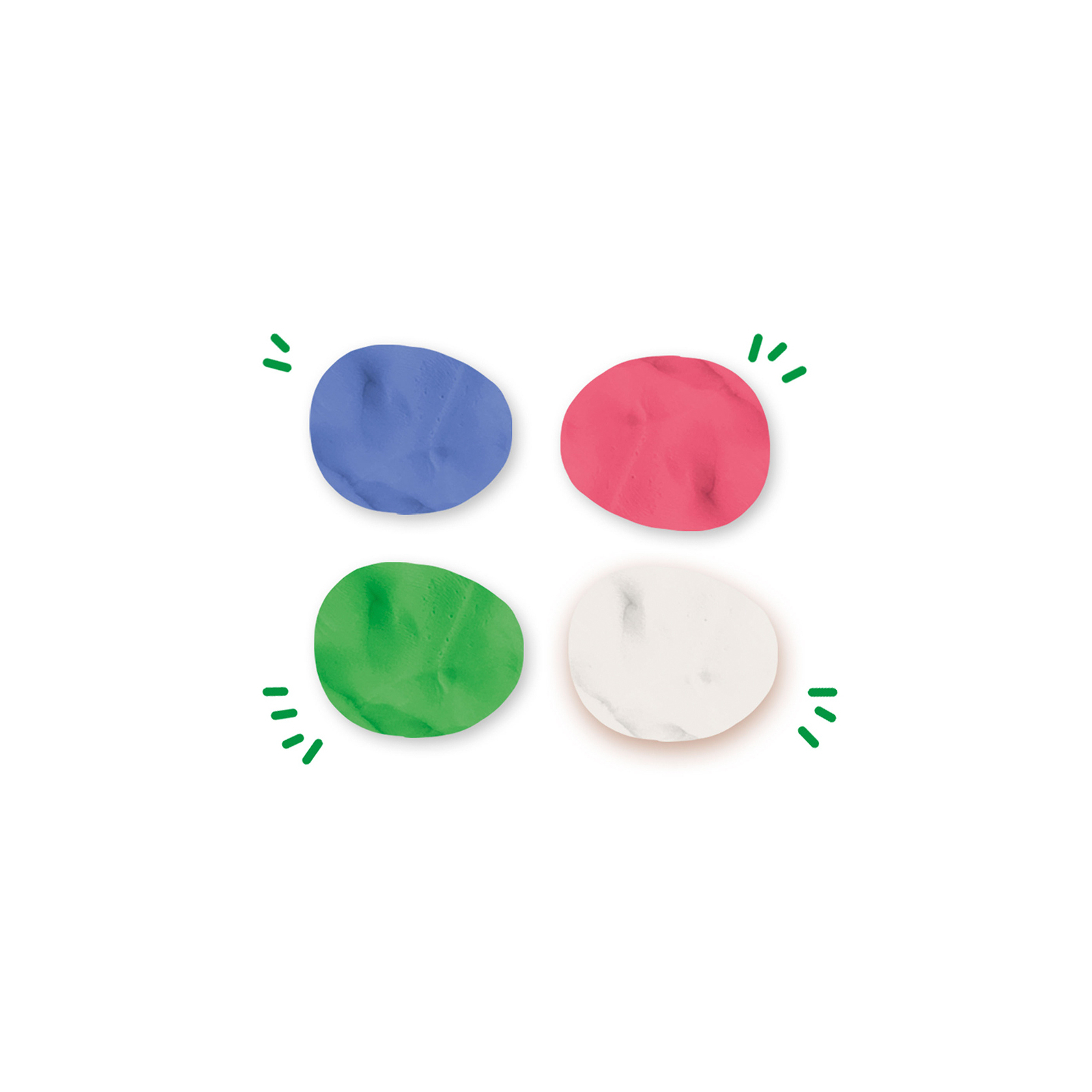 Набір для творчості Ses Feel good dough - Пастель, 4 баночки Незасихаюча маса для ліплення (00514S) зображення 3
