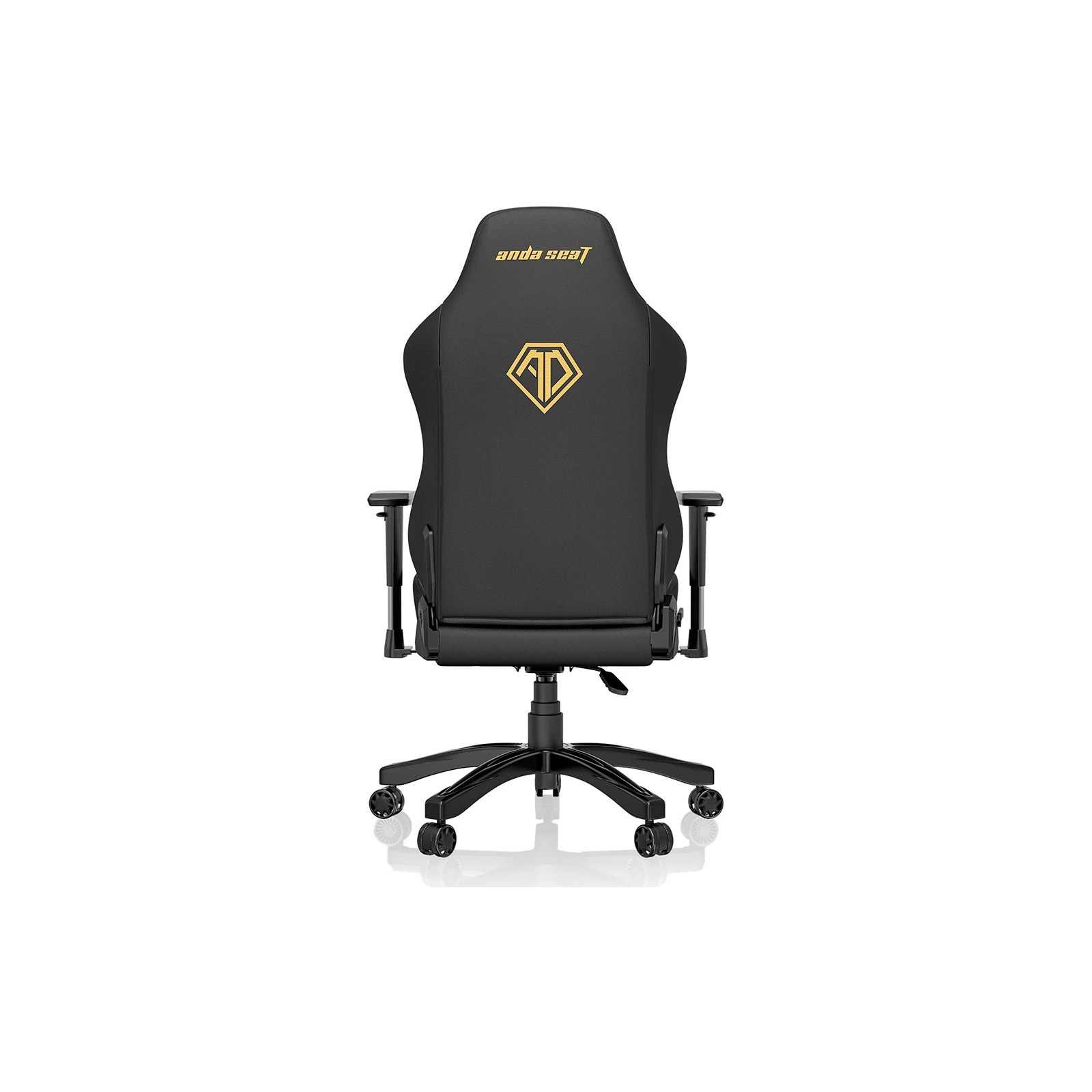 Кресло игровое Anda Seat Phantom 3 Size L Black/Gold (AD18Y-06-B-PV/C) изображение 3