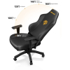 Кресло игровое Anda Seat Phantom 3 Black/Gold Size L (AD18Y-06-B-PV/C) изображение 4