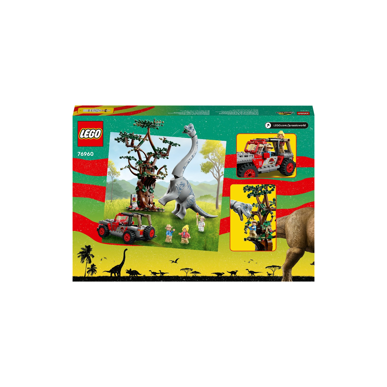 Конструктор LEGO Jurassic World Відкриття брахіозавра 512 деталей (76960) зображення 10