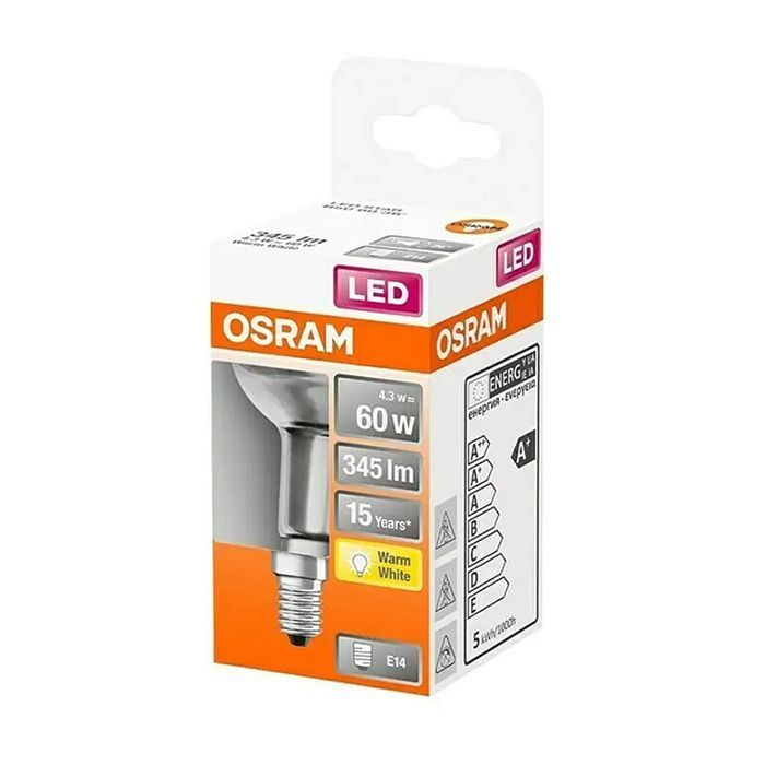Лампочка Osram LED R50 60 4,3W/827 230V GL E14 (4058075126022) изображение 3