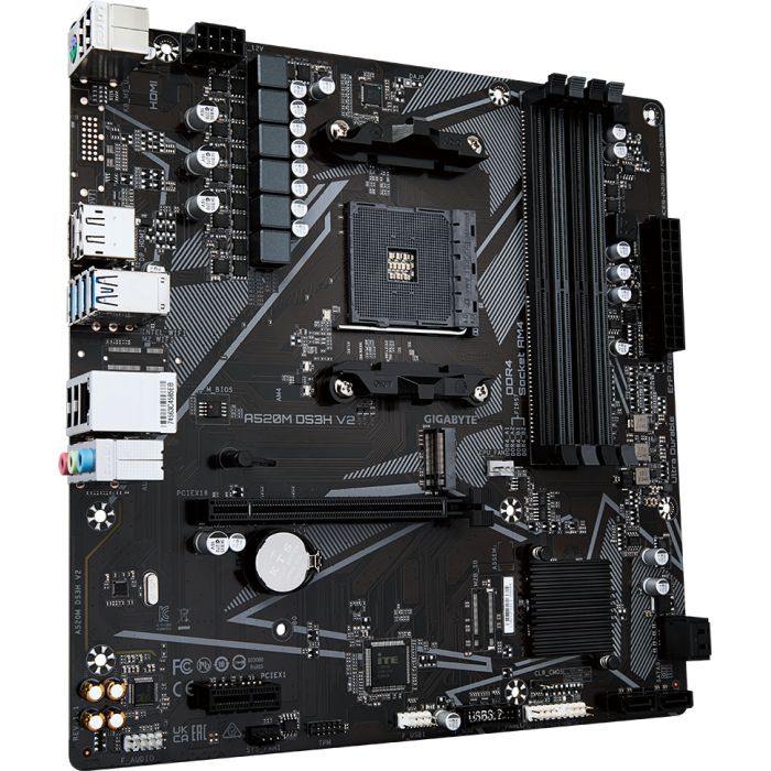 Материнская плата GIGABYTE A520M DS3H V2 изображение 3