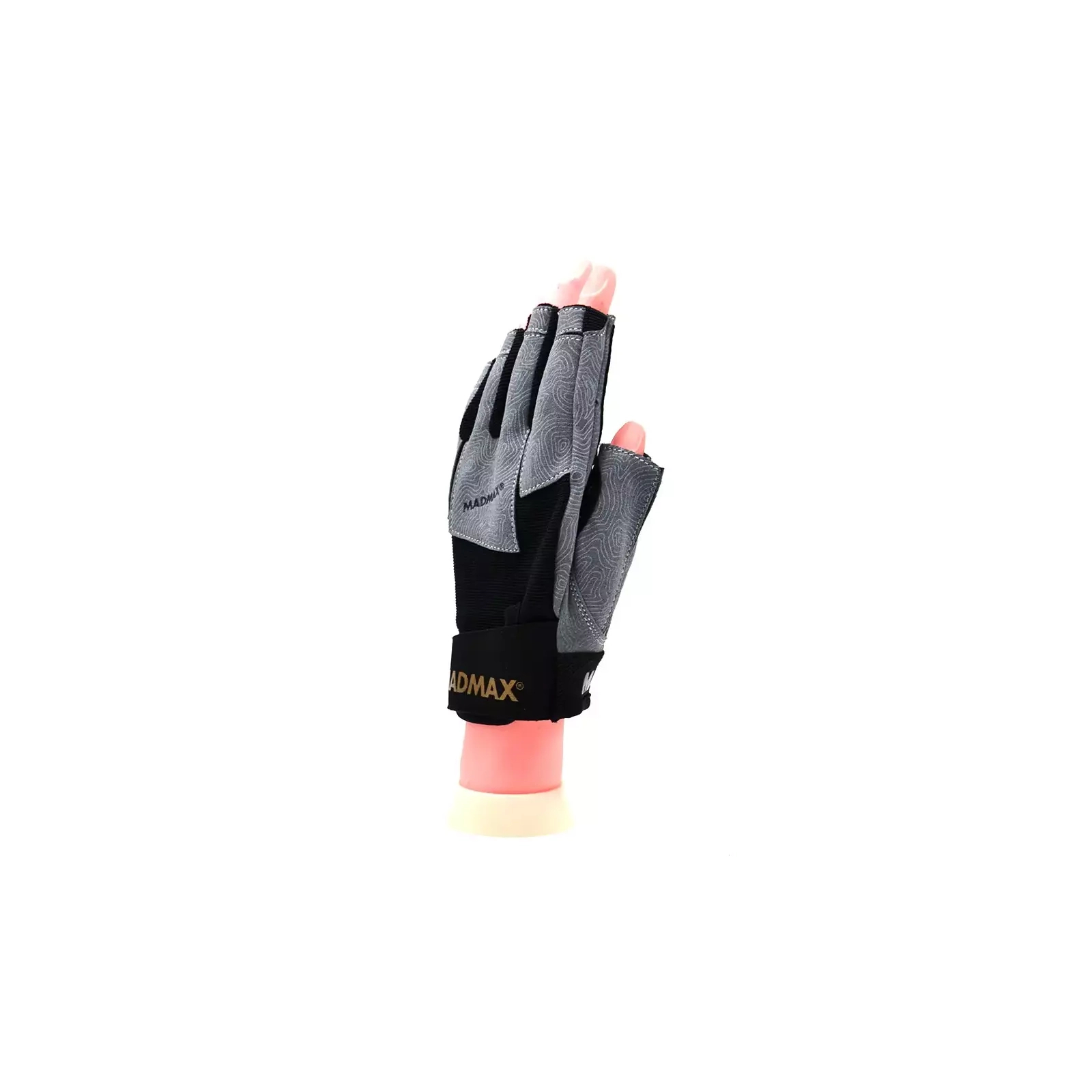Перчатки для фитнеса MadMax MFG-871 Damasteel Grey/Black L (MFG-871_L) изображение 3