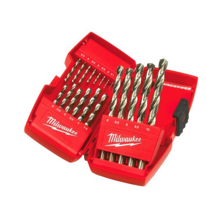 Набор сверл Milwaukee по металлу THUNDERWEB HSS-G DIN338 19шт (4932352374) изображение 2