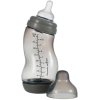 Пляшечка для годування Difrax S-bottle Wide із силіконовою соскою, 310 мл (707 Clay) зображення 2