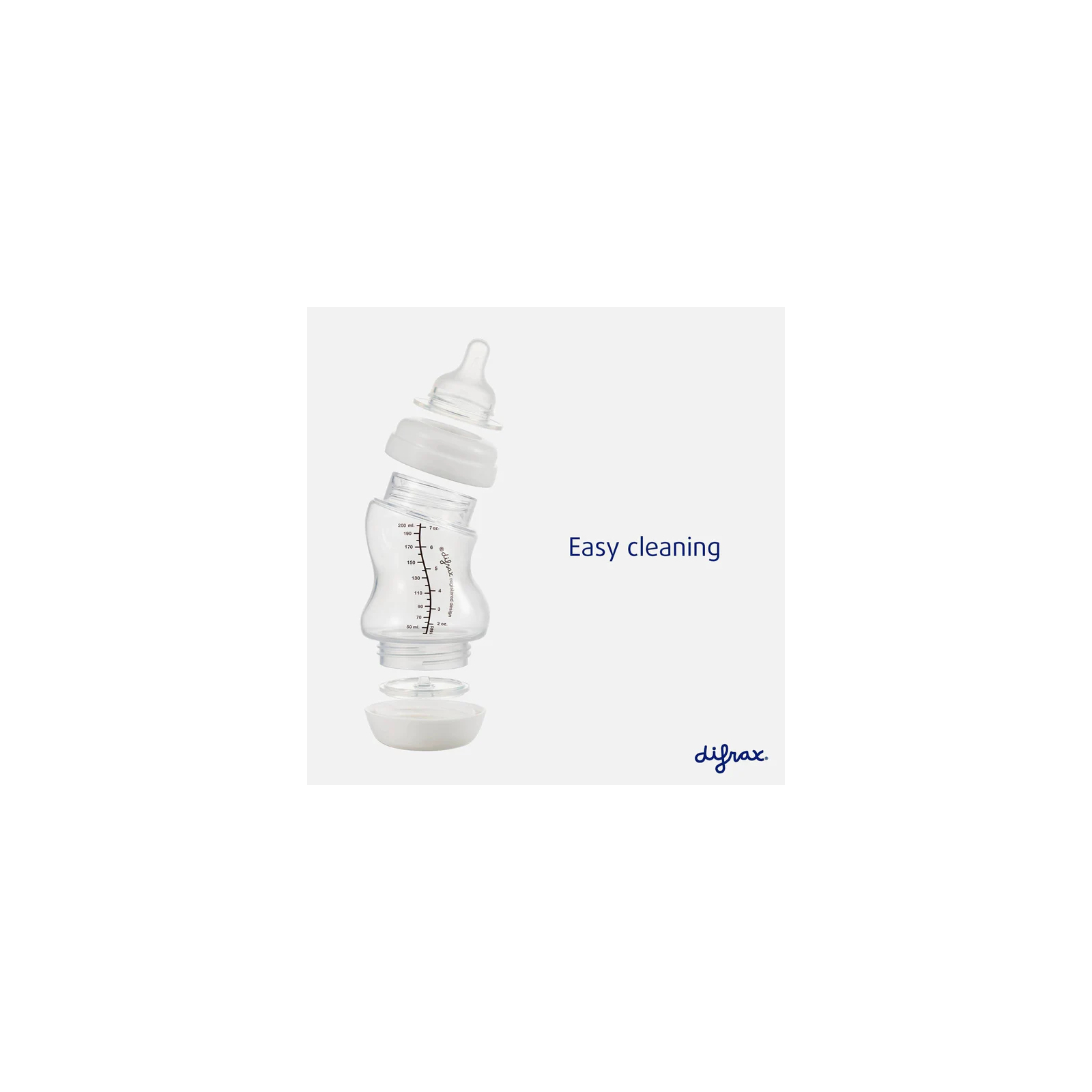 Пляшечка для годування Difrax S-bottle Wide із силіконовою соскою, 310 мл (707 Popcorn) зображення 6