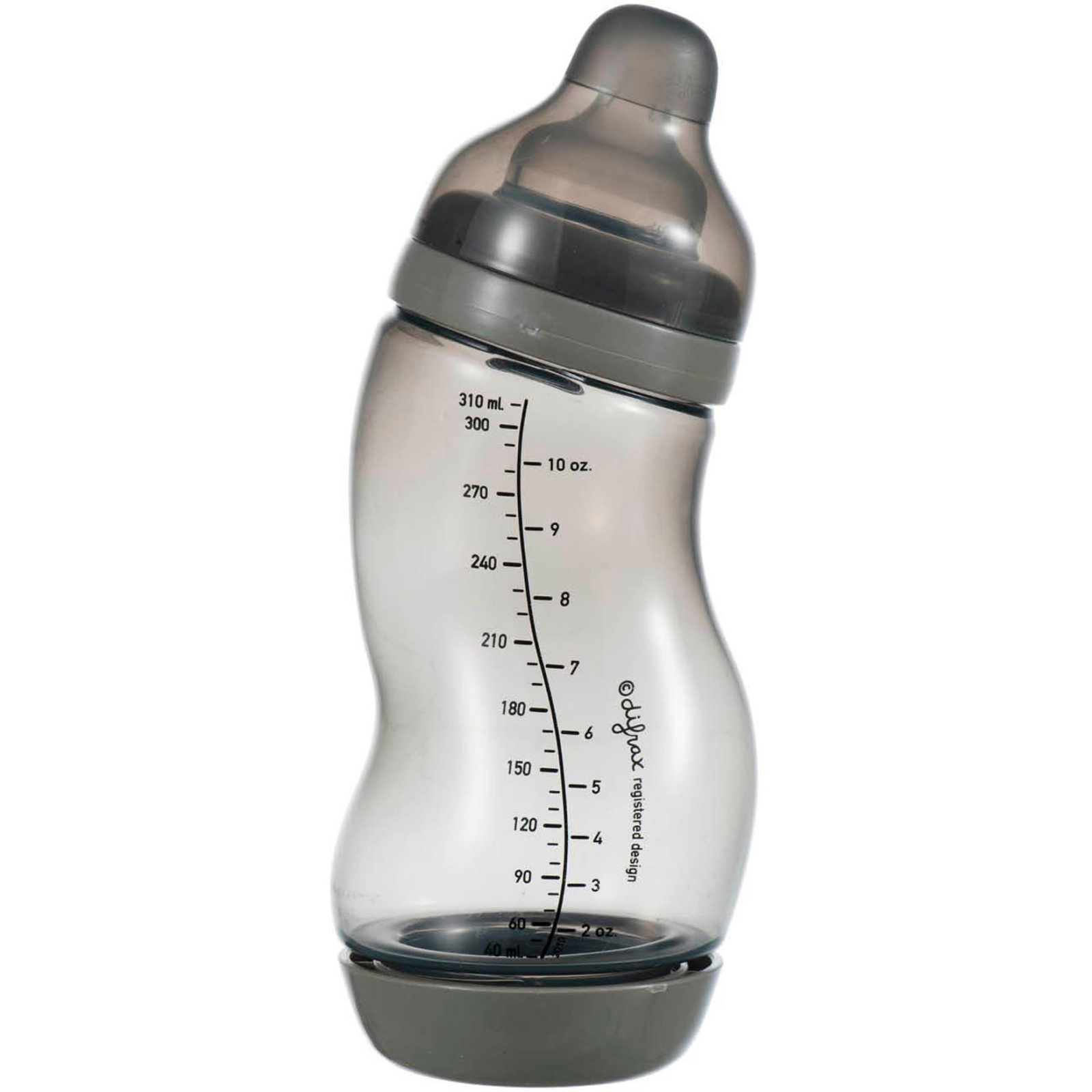 Пляшечка для годування Difrax S-bottle Wide із силіконовою соскою, 310 мл (707 Popcorn)