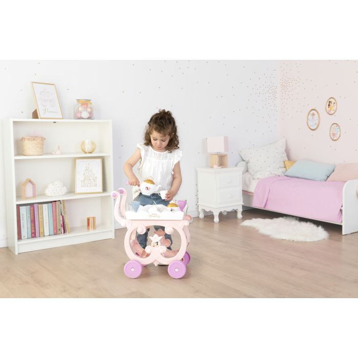 Игровой набор Smoby Тележка Дисней Принцессы со съемным подносом с сервизом 17 аксессуаров (312502) изображение 10