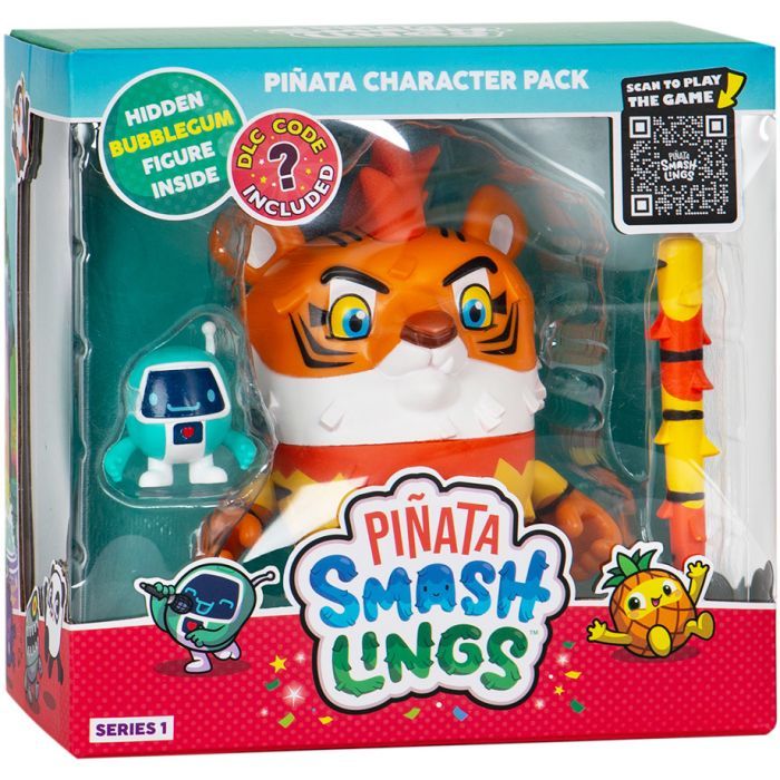 Игровой набор Pinata Smashlings Тигр Моу (1 большая фигурка, 2 эксклюзивные фигурки) (SL6010-3)