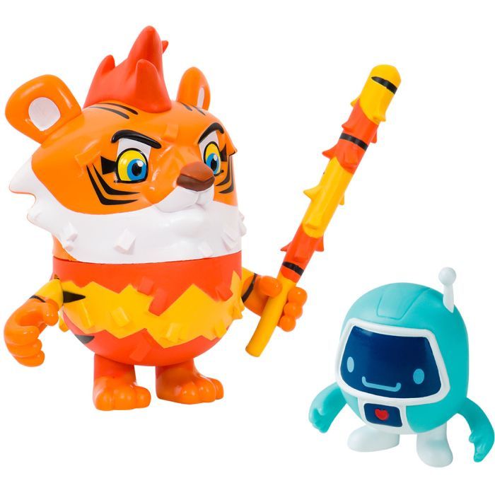 Игровой набор Pinata Smashlings Тигр Моу (1 большая фигурка, 2 эксклюзивные фигурки) (SL6010-3) изображение 2