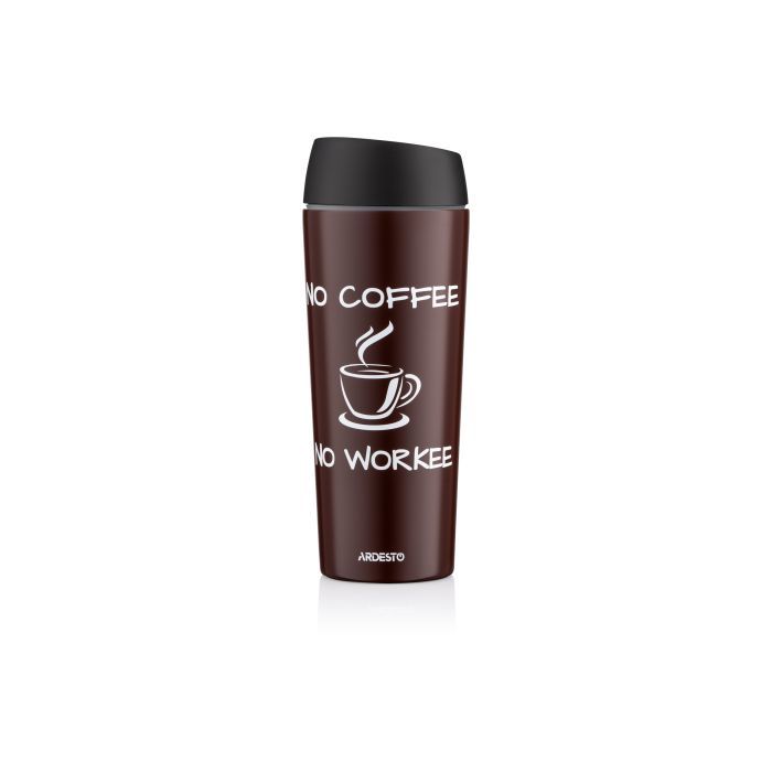 Термокружка Ardesto Coffee Time 450 мл Чорна (AR2645BC) зображення 8