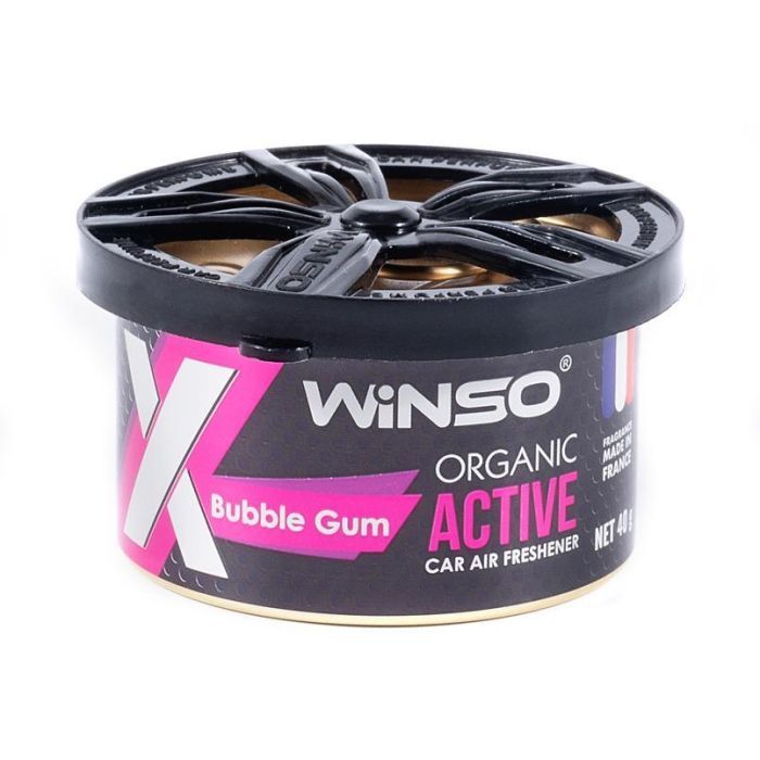Ароматизатор для автомобіля WINSO Organic X Active Bubble Gum (533660)