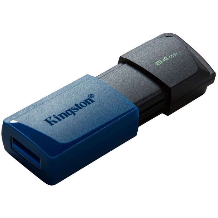 USB флеш накопитель Kingston 2x64GB DataTraveler Exodia M Black/Blue USB 3.2 (DTXM/64GB-2P) изображение 4