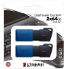 USB флеш накопичувач Kingston 2x64GB DataTraveler Exodia M Black/Blue USB 3.2 (DTXM/64GB-2P) зображення 6