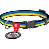 Нашийник для тварин WAUDOG Nylon з QR паспортом "Colors of freedom" пластиковий фастекс XS (278-4020)