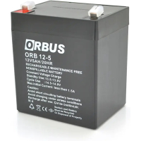 Фото - Батарея для ИБП Orbus Батарея до ДБЖ  12V 5Ah AGM  ORB12-5 (ORB12-5)