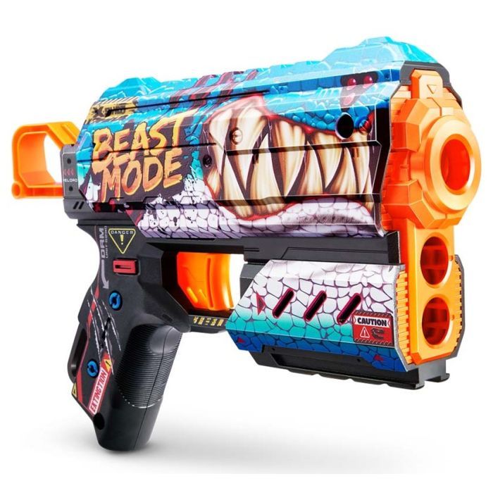 Игрушечное оружие Zuru X-Shot Быстрострельный бластер Skins Flux Beast Out (8 патронов) (36516L)