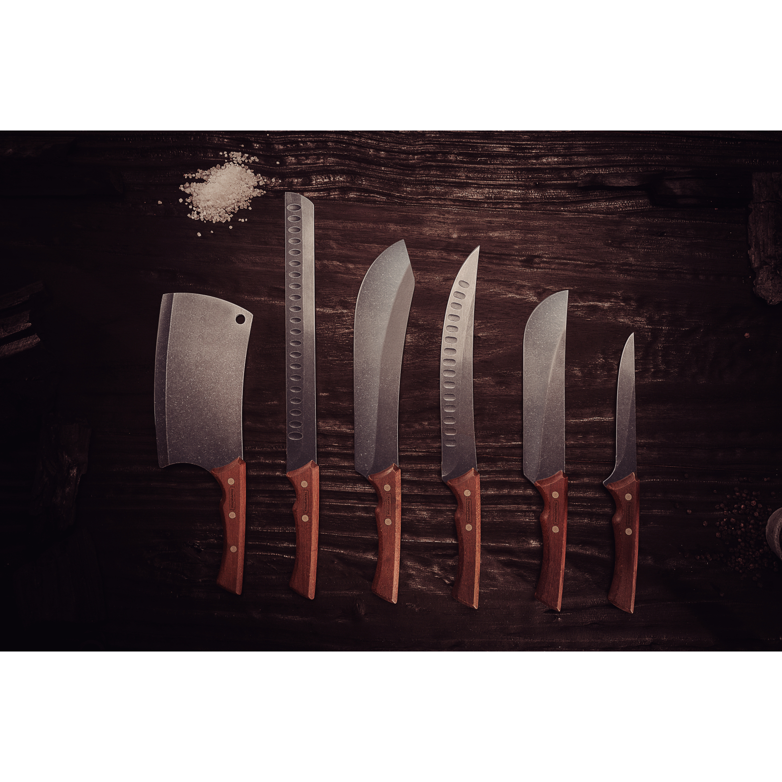 Кухонный нож Tramontina Churrasco Black сікач 178 мм (22845/107) изображение 3