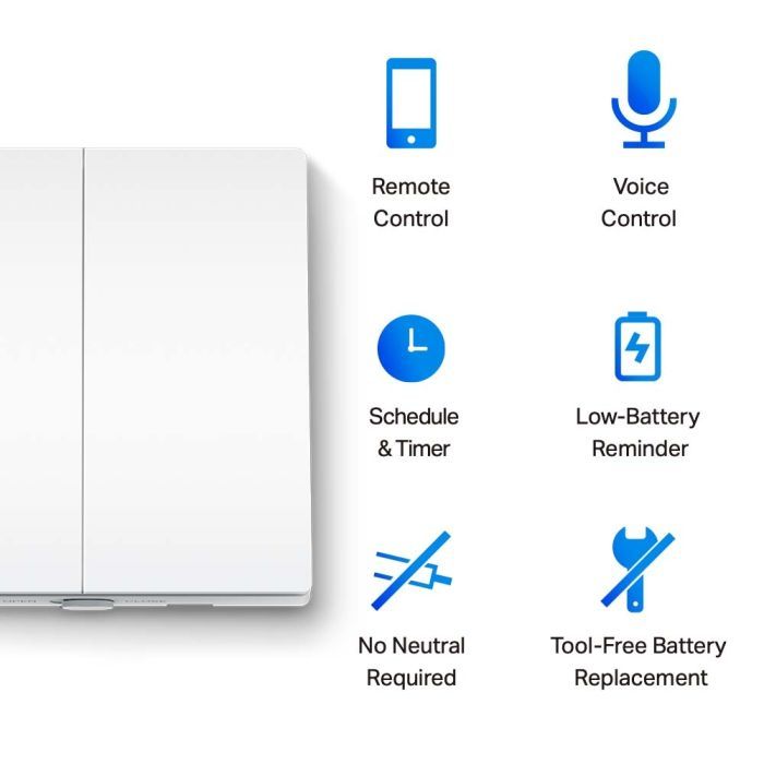 Умный выключатель TP-Link Tapo S220 изображение 2