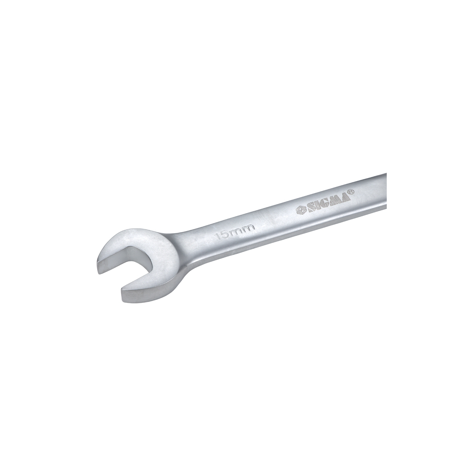 Ключ Sigma рожково-накидной с трещеткой 13мм CrV satine (6022131) изображение 4