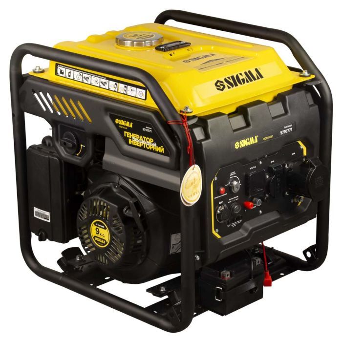 Генератор Sigma инверторный, 5.5/6.0kW, 15л, с выводом под АВР (5710771) изображение 2