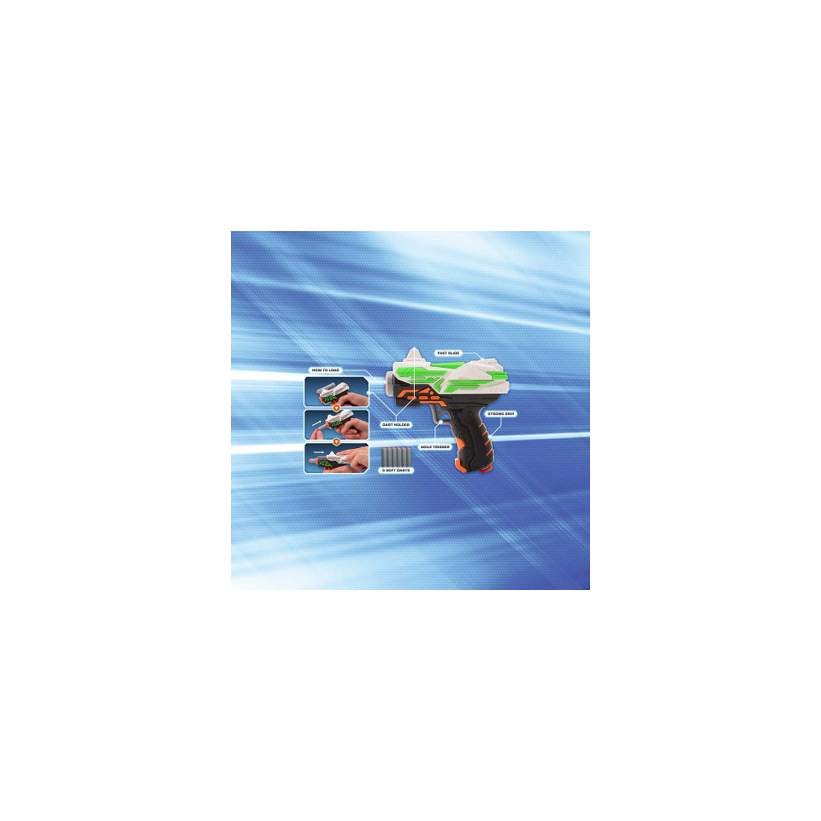Игрушечное оружие Tack Pro Бластер Crow (6337444) изображение 3