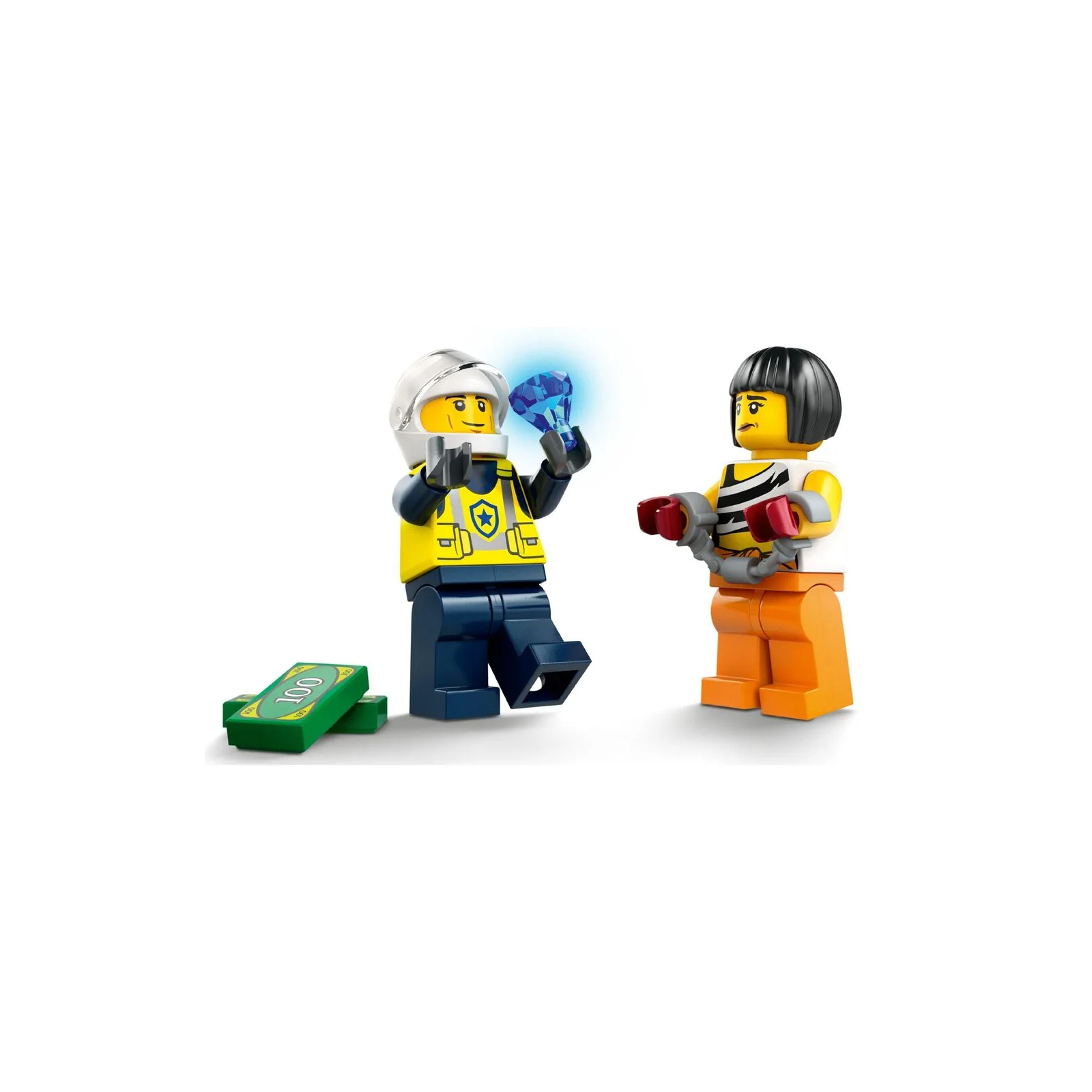 Конструктор LEGO City Переслідування маслкара на поліцейському автомобілі 213 деталей (60415) зображення 3