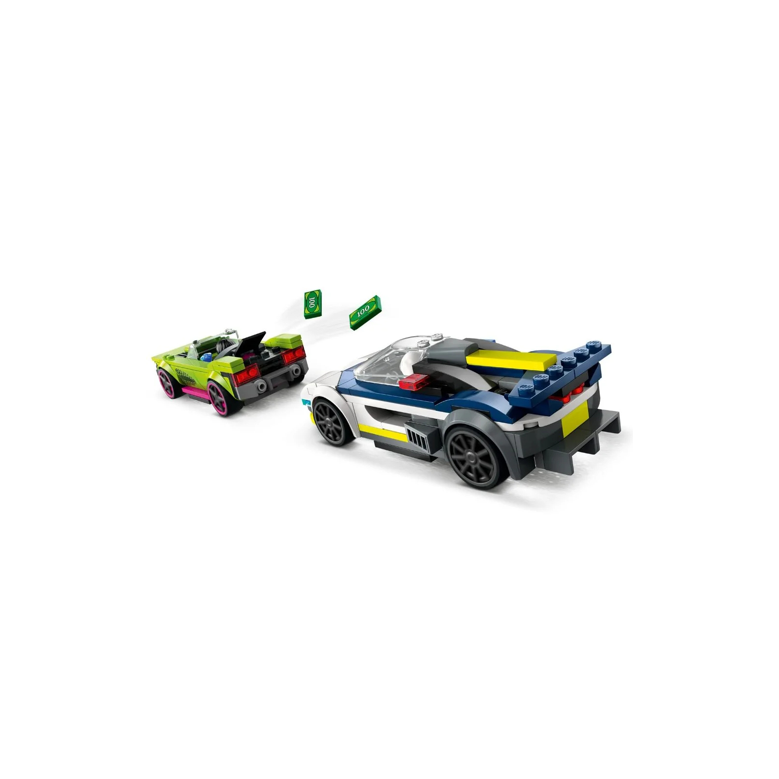 Конструктор LEGO City Переслідування маслкара на поліцейському автомобілі 213 деталей (60415) зображення 5