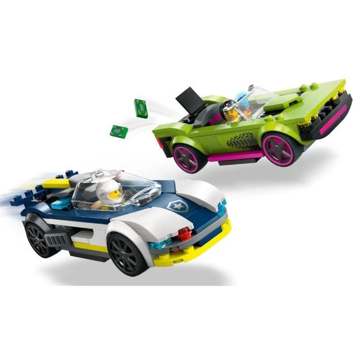 Конструктор LEGO City Переслідування маслкара на поліцейському автомобілі 213 деталей (60415) зображення 6