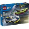 Конструктор LEGO City Переслідування маслкара на поліцейському автомобілі 213 деталей (60415)
