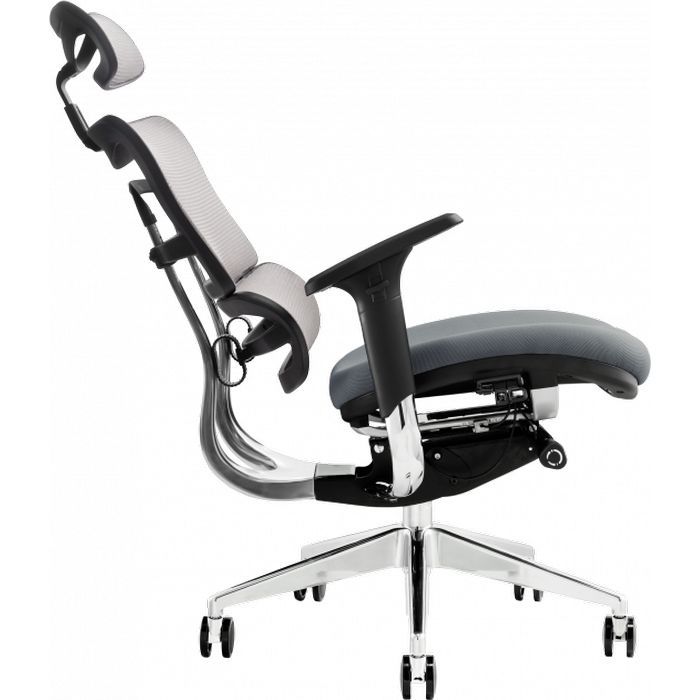Офисное кресло GT Racer X-802 Bright Gray (X-802 Bright Gray (W-20 B-40)) изображение 4