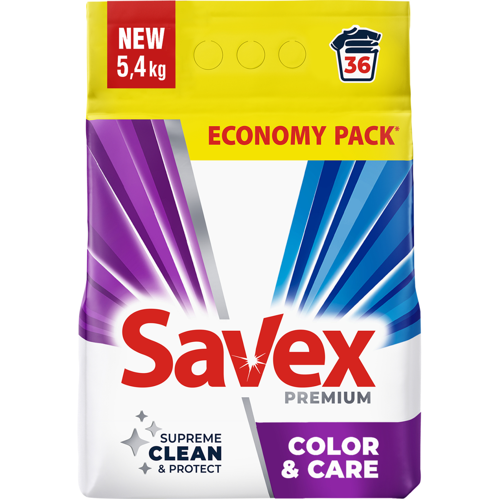 Стиральный порошок Savex Premium Color & Care 5.4 кг (3800024047947)