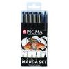 Лайнер Sakura Набор лайнеров для манга MANGA PIGMA TOOL SET, 6 шт (8712079397609)